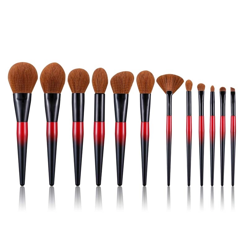 12PCS Professional Makeup Brush Set Private Label Cosmetics Kits