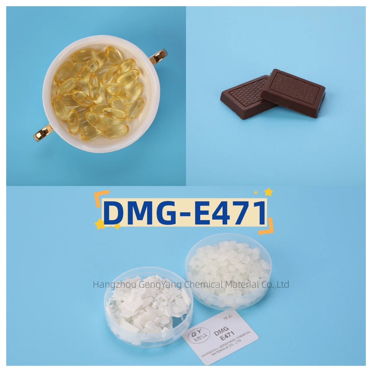 Brabey Improver Food ingrediente de DMG/GMS Monogliceruro destilado E471 Alimentos Aditivo