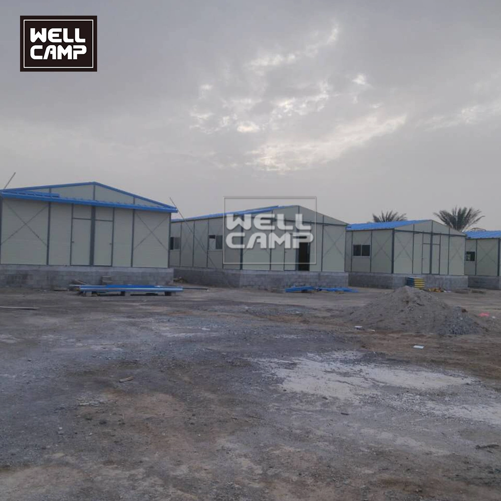 Steel Frame Structure Prefab Prefabricated Building Modular Labor Camp K House ODM