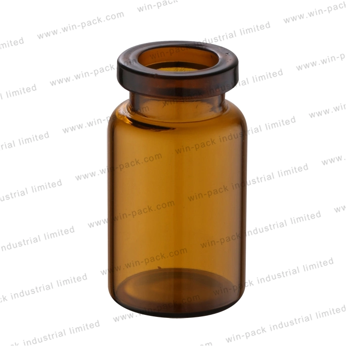 2ml 3ml 5ml 8ml 10ml Medical Glass Vial Amber Rolling Mouth Glass Bottle