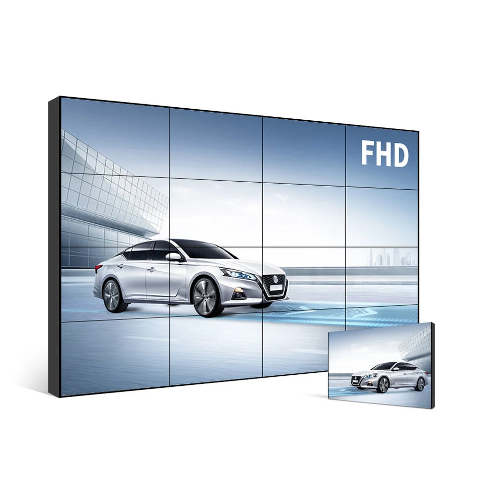 Mur vidéo de la carte d'affichage numérique LED Full Color TV LCD Pour le magasin