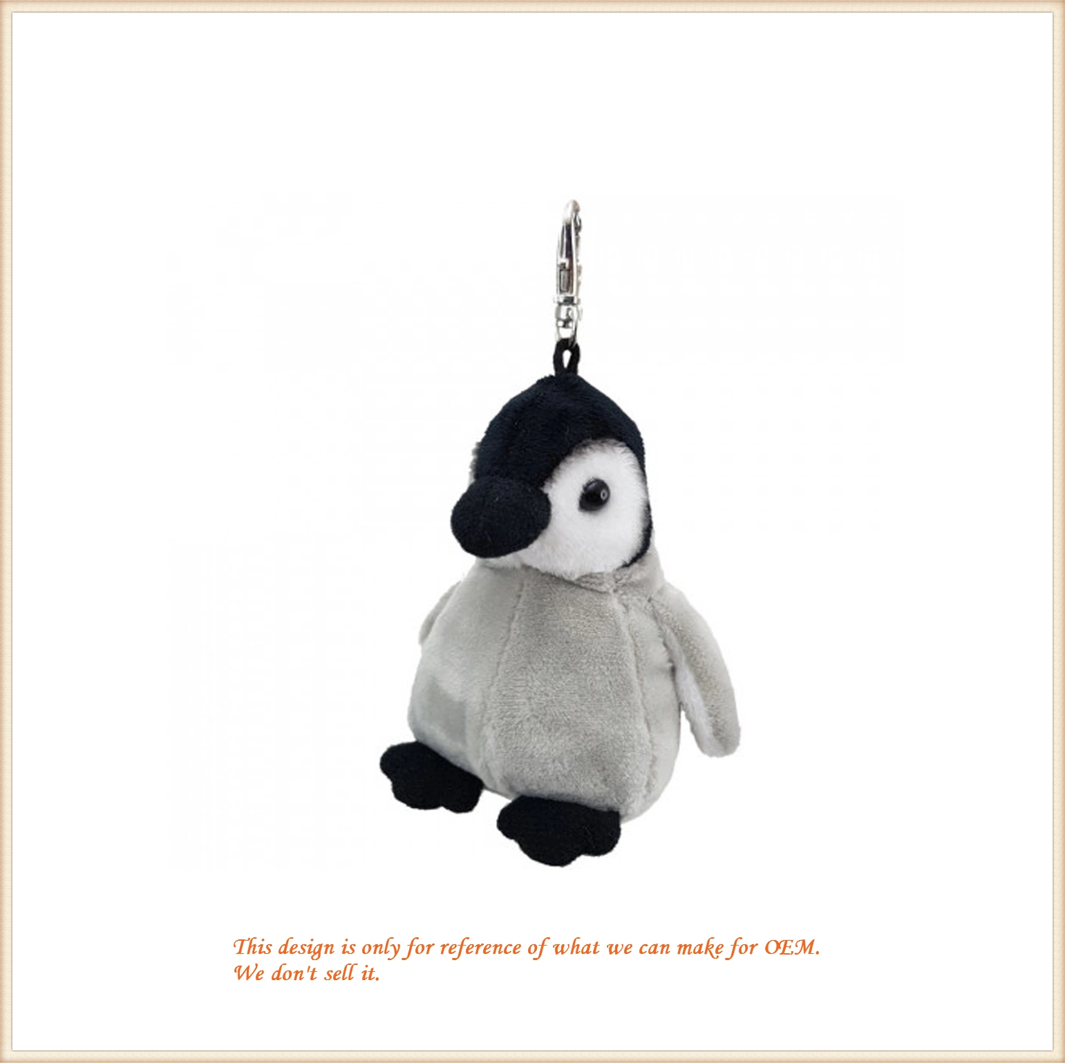 Juguete de Peluche Pingüino Llavero personalizado regalos lindos Juguetes