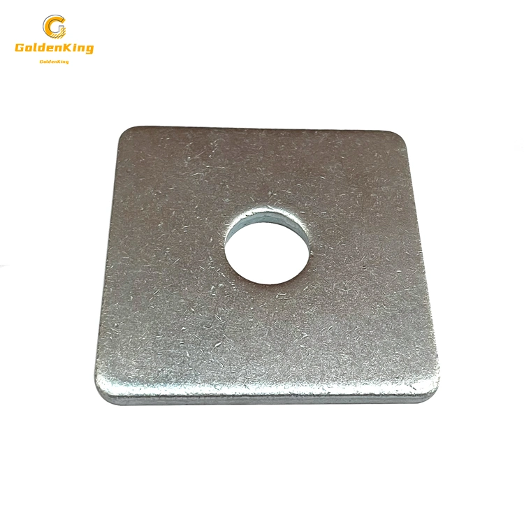 White Zinc Q235 Grade 4.8 DIN436 Metal Square Plain Washer