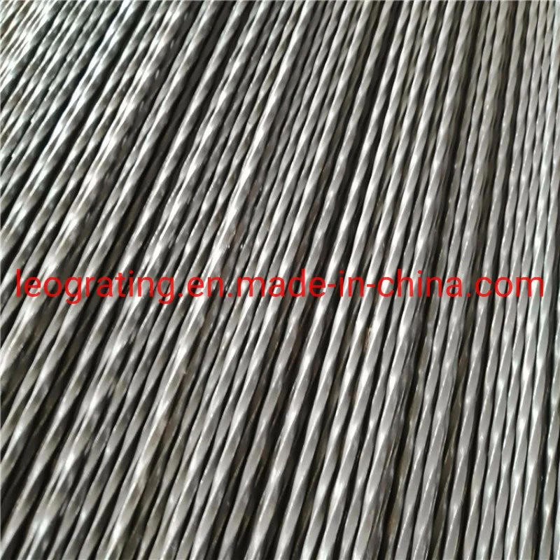 Hot DIP Galvanized Twisted Bars for Plain Steel Grating/Galvanized Steel Grating/Serrated Steel Grating/Steel Grating Drain Cover