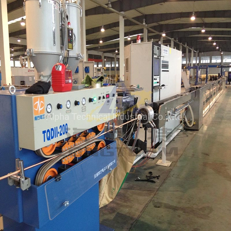 Plastic Cable Extrusion Extruder Machine Line, New Condition Nylon Wire and Cable Extrusion Line Price!