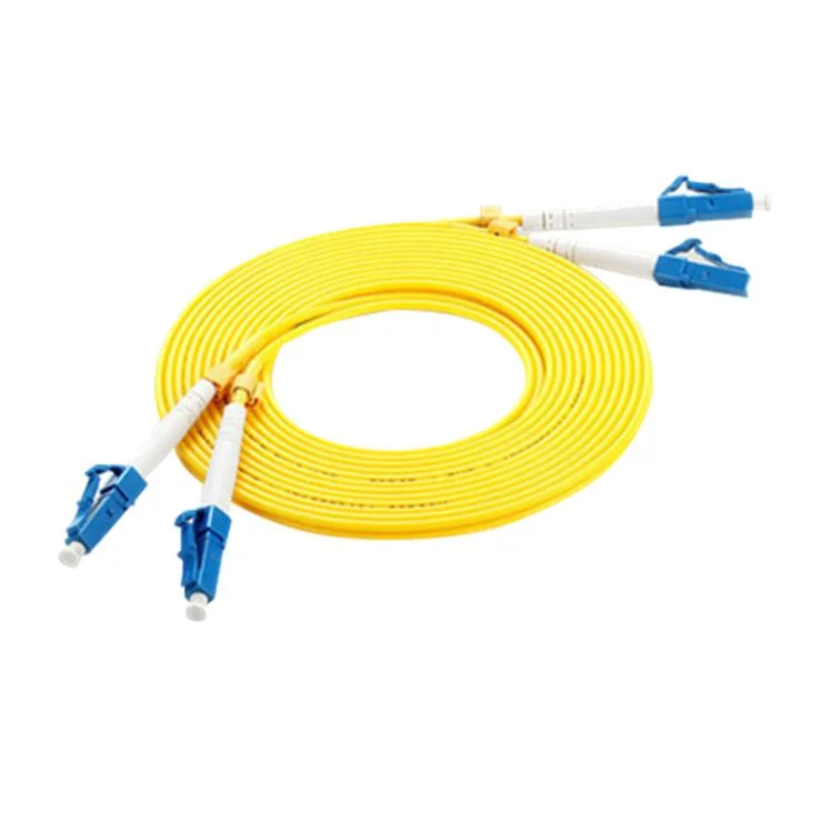 Jumper de cabo Patch de fibra óptica LC-LC duplex de modo simples de 2,0 mm Preço de fábrica do cabo