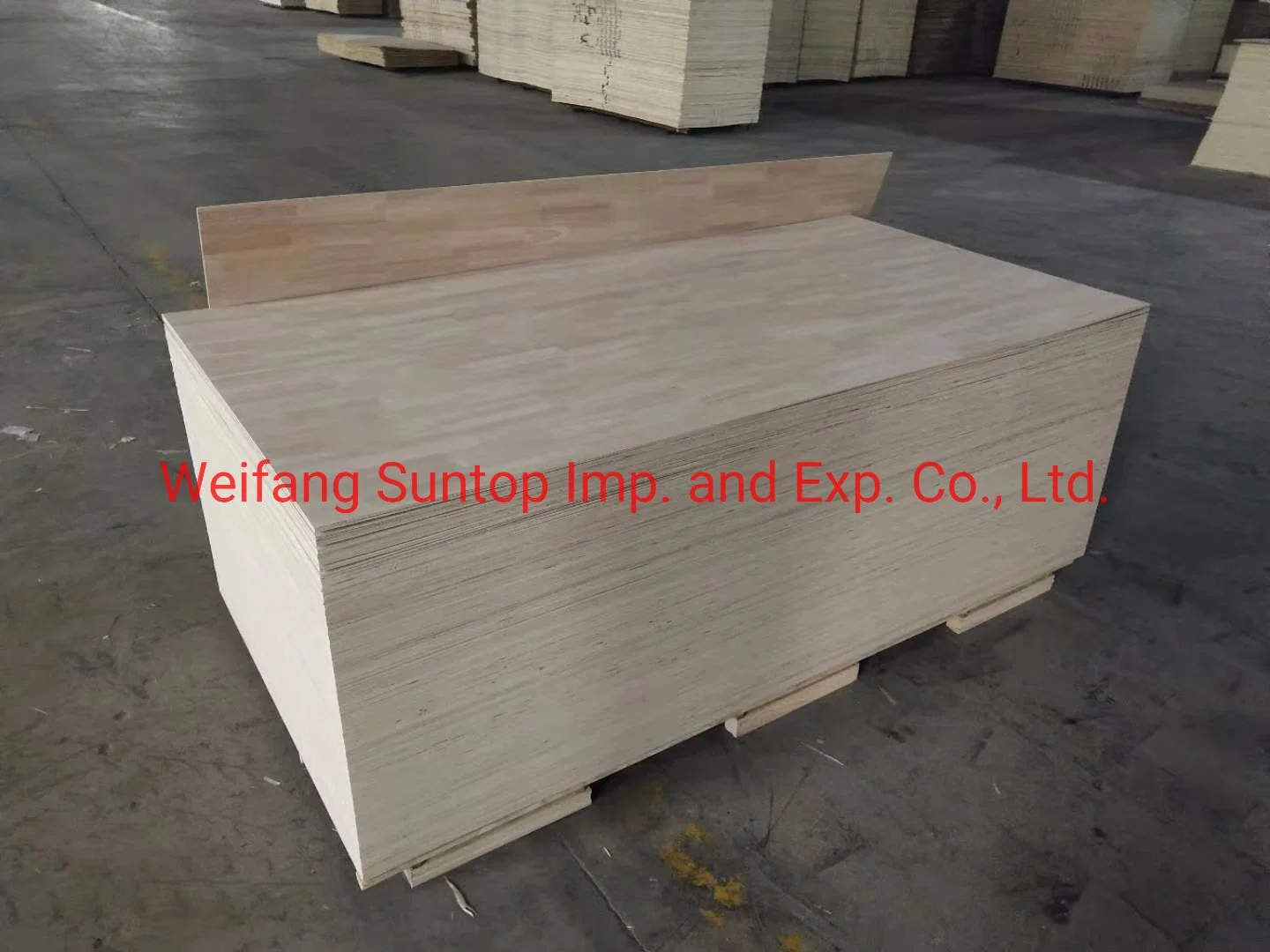 Rubber Wood Plywood From Shandong Factory