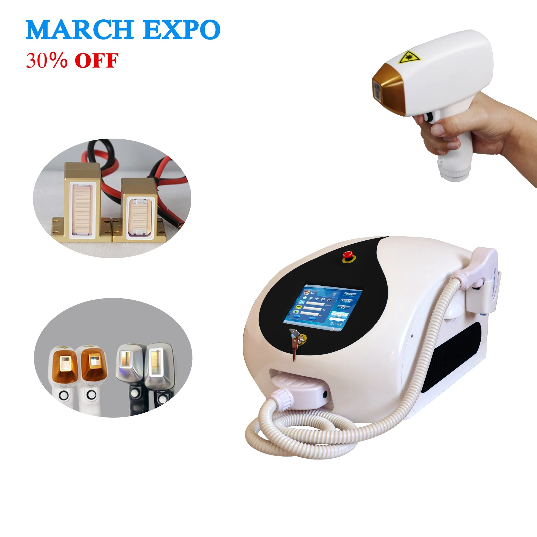 Cosmetics Laser Beauty Diodo Epilation Machine 808 Portable 808 755 1064 laser Diode Hair Removal Dropshipping Device Equipment