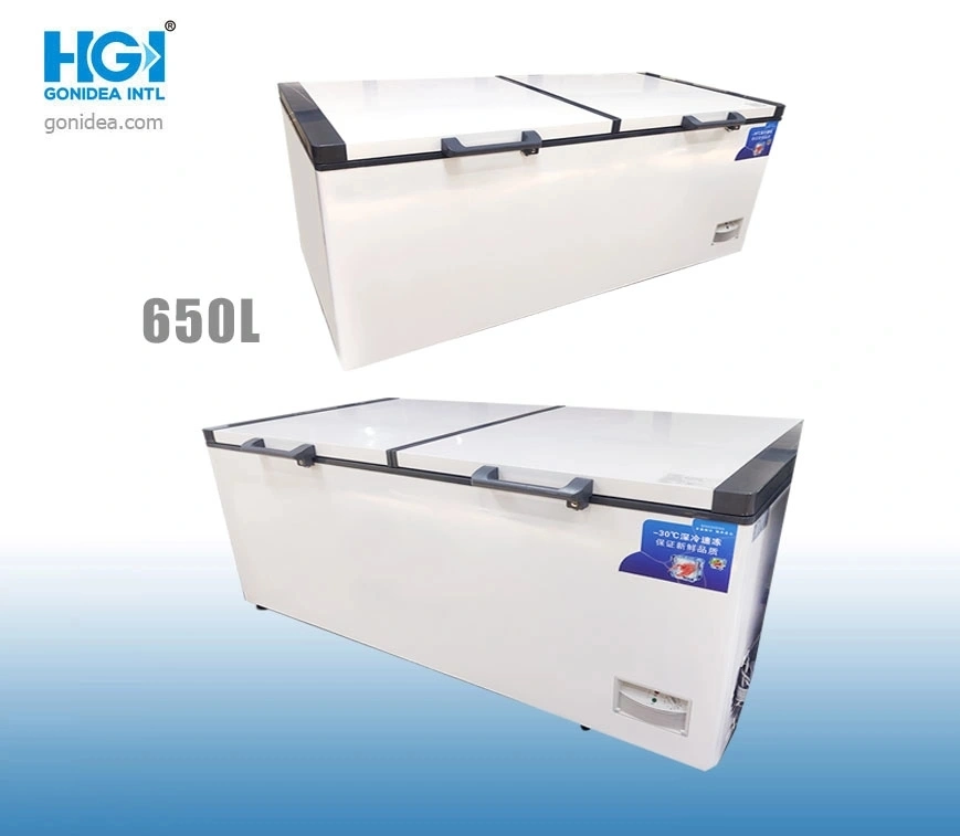 China Seafood Meat Super Marketcommercial Refrigerator Chest Freezer Bd/Bc-650