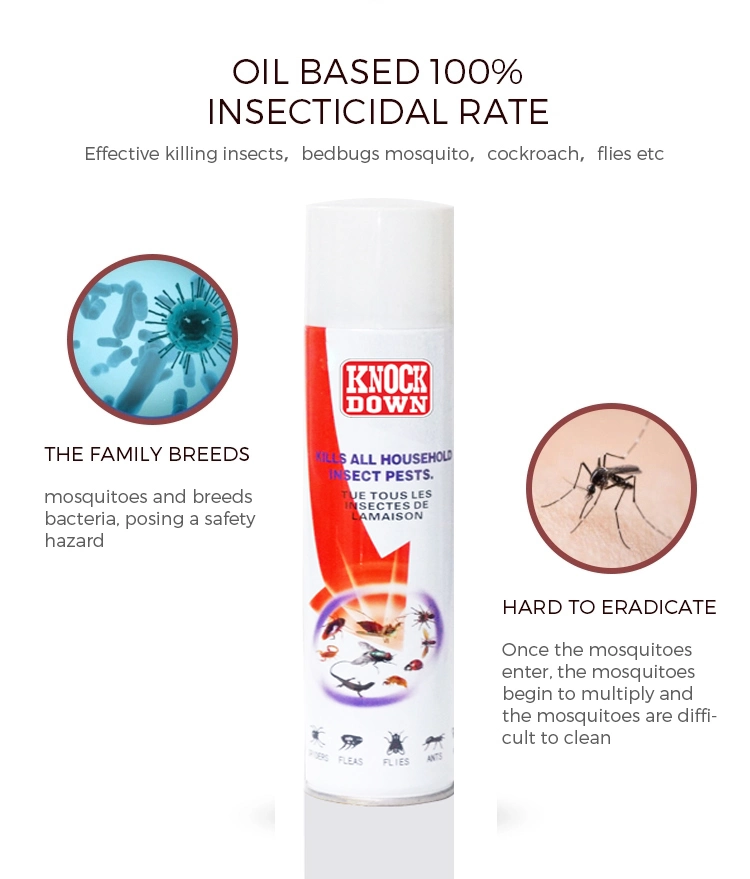 300ml - 750ml Household Insecticide Spray Mosquito Killer Aerosol Insect Control