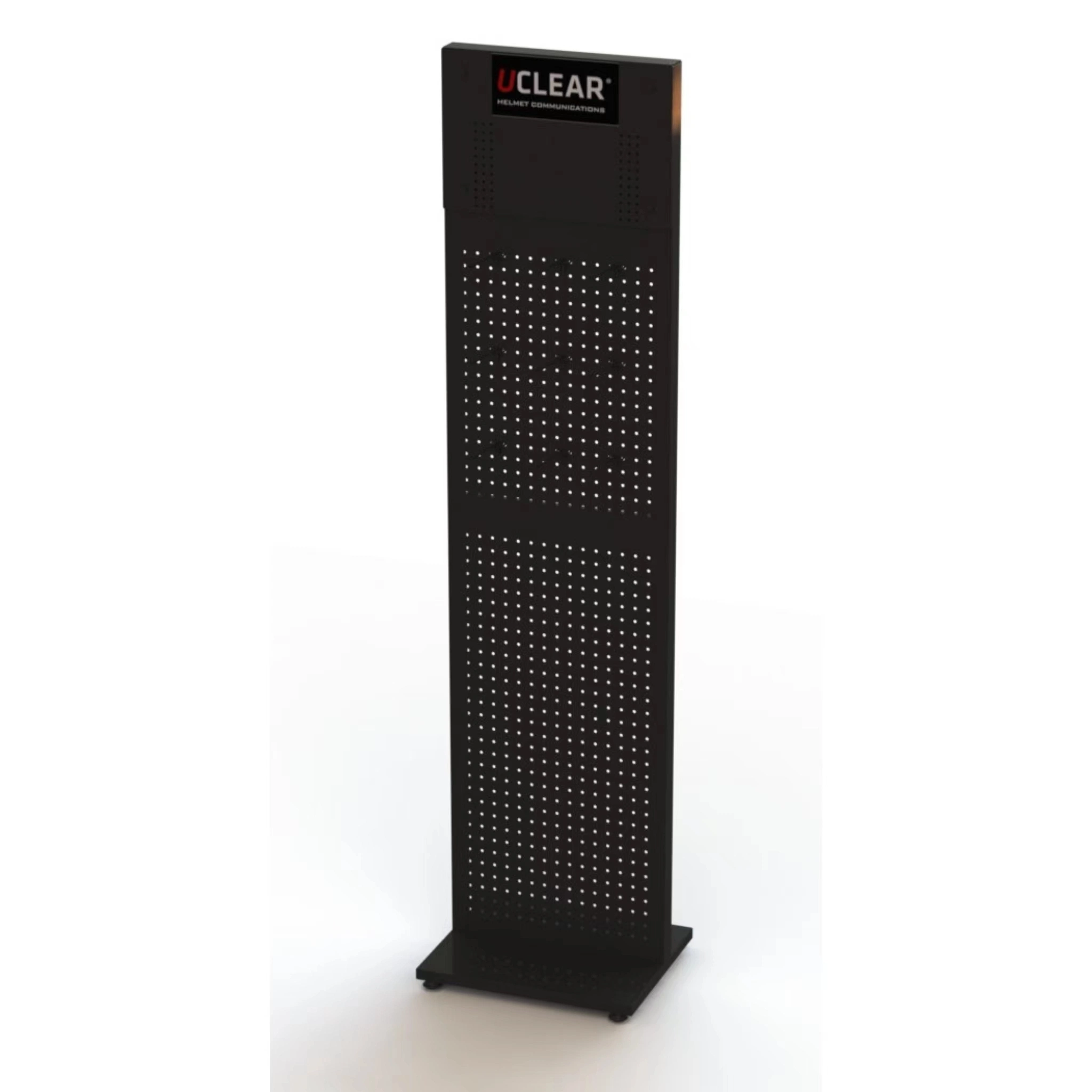 High quality/High cost performance Customized Floor Standing Metal Pegboard Display Stand for Mobile Accessories