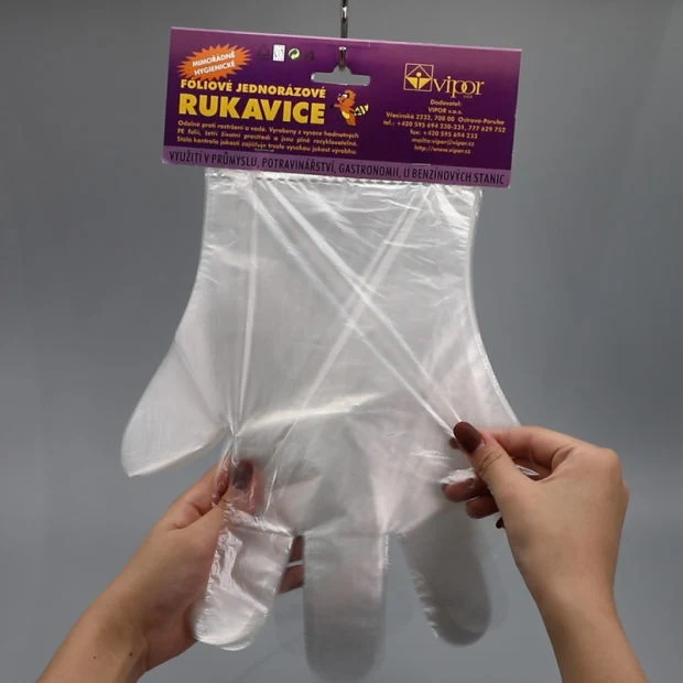 Disposable HDPE Gloves for Handling Food