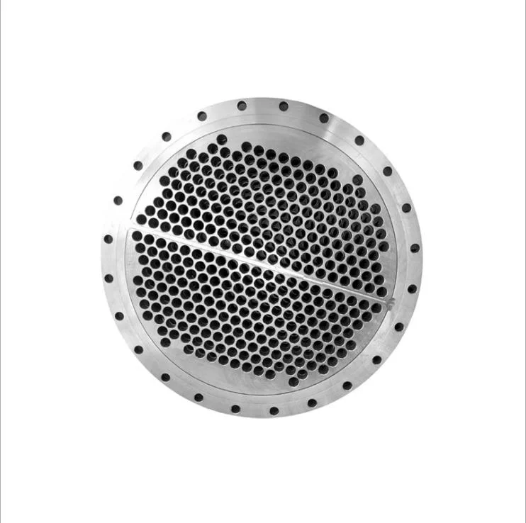 Большой диаметр трубчатый теплообменник трубки высокого давления фланец трубки лист сита трубы в мастерской