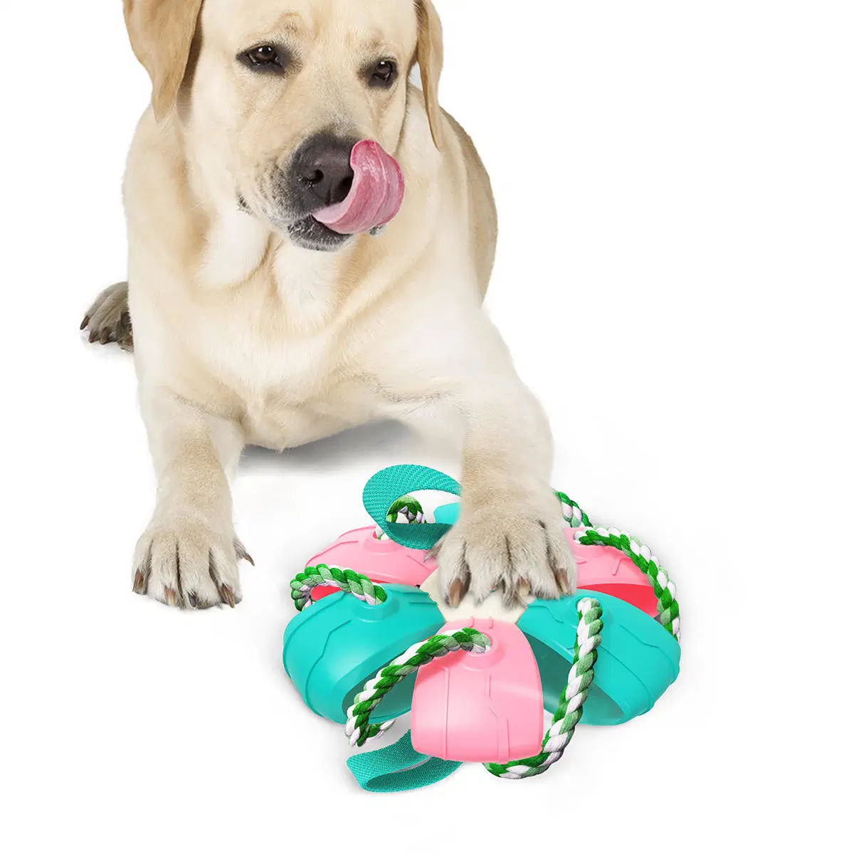 Dog Toys, Football, Interactive Dog Toys for Tugs, Dog Toys, Water Toy, Durable Dog Balls for Small and Medium Dogs