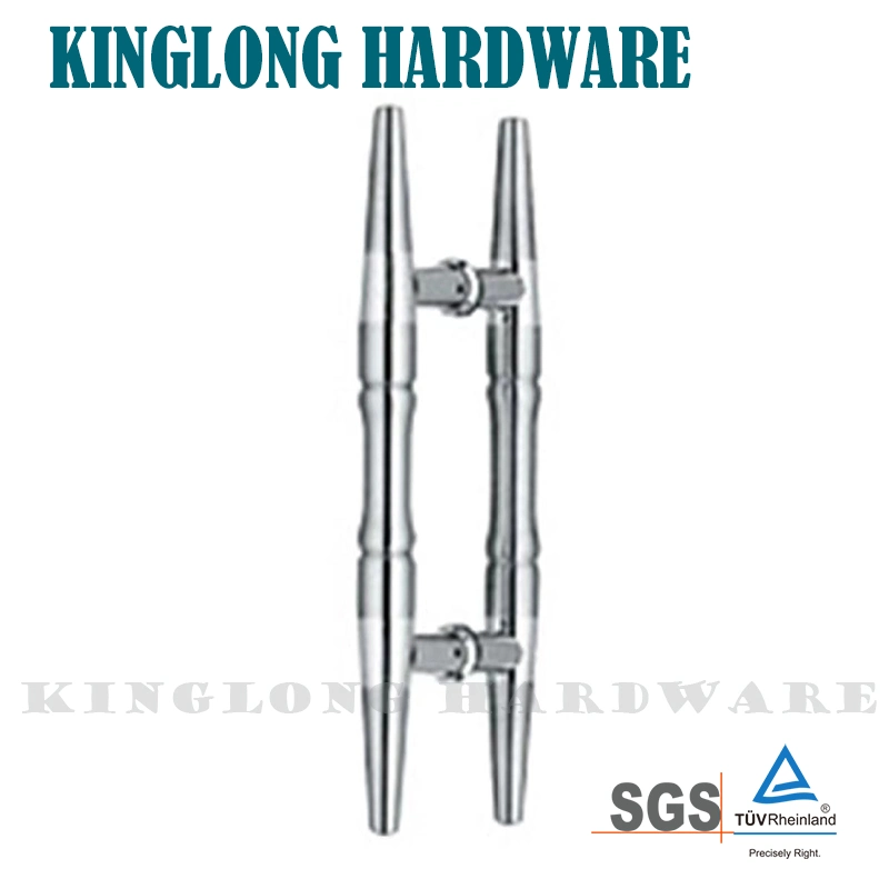 Stainless Steel Polished Double Side Tempered Glass Door Pull Handles