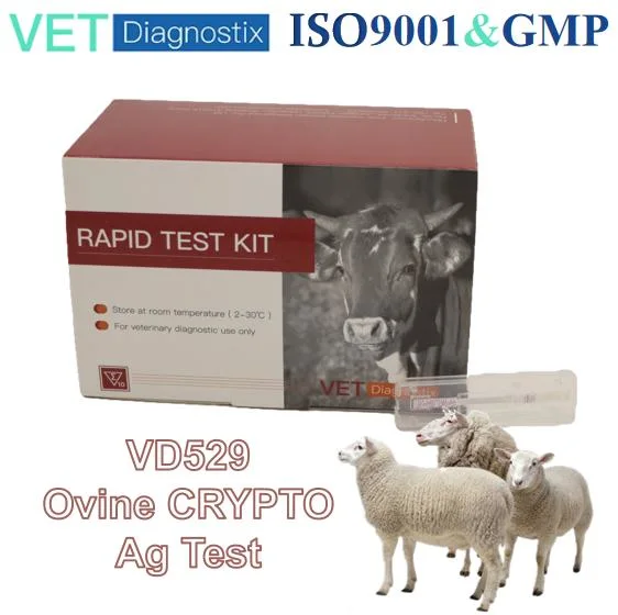 Les ovins Crypto AG Test antigène de Cryptosporidium vétérinaire Kit de test rapide