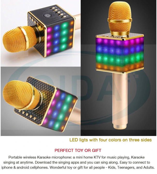 K1 Mobile Phone Bluetooth Wireless Mini Karaoke Microphone