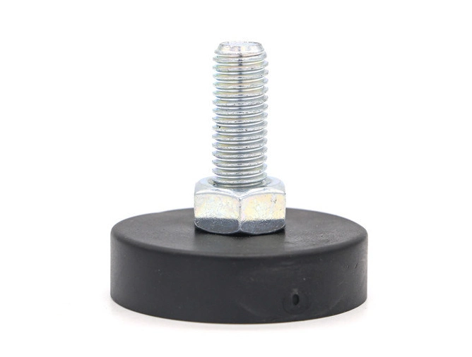 M10*38 PVC Adjusting Screws with Knurled Plastic Base Threat Bolt Overmoulded Leveling Feet