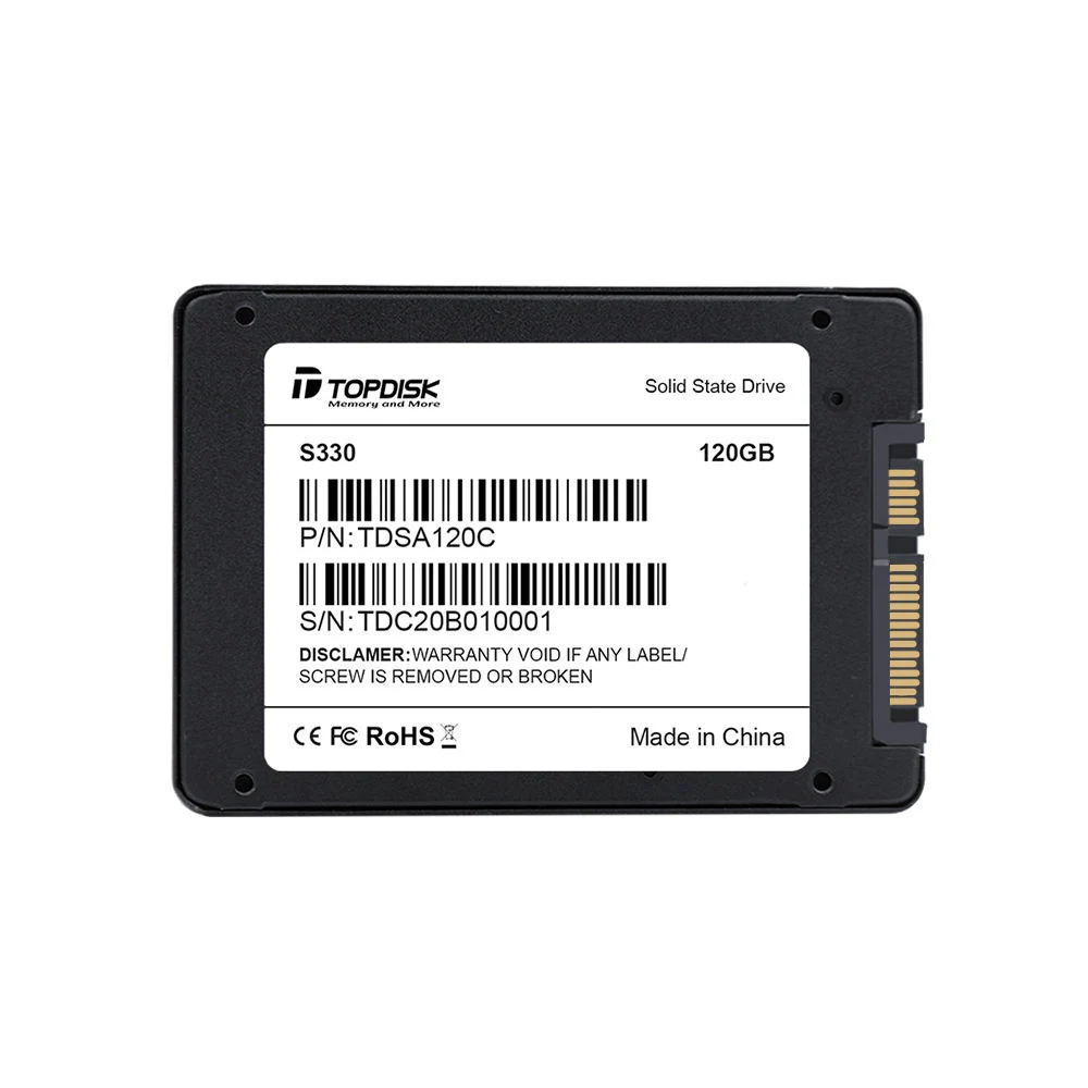 محرك أقراص SSD Topdisk عالي الجودة سعة 120 جيجابايت و128 جيجابايت و240 جيجابايت و480 جيجابايت 512 جيجابايت محرك أقراص ثابتة SSD بسعة 960 غيغابايت بسعة 2 تيرابايت مع محرك أقراص ثابتة Drive (القيادة)