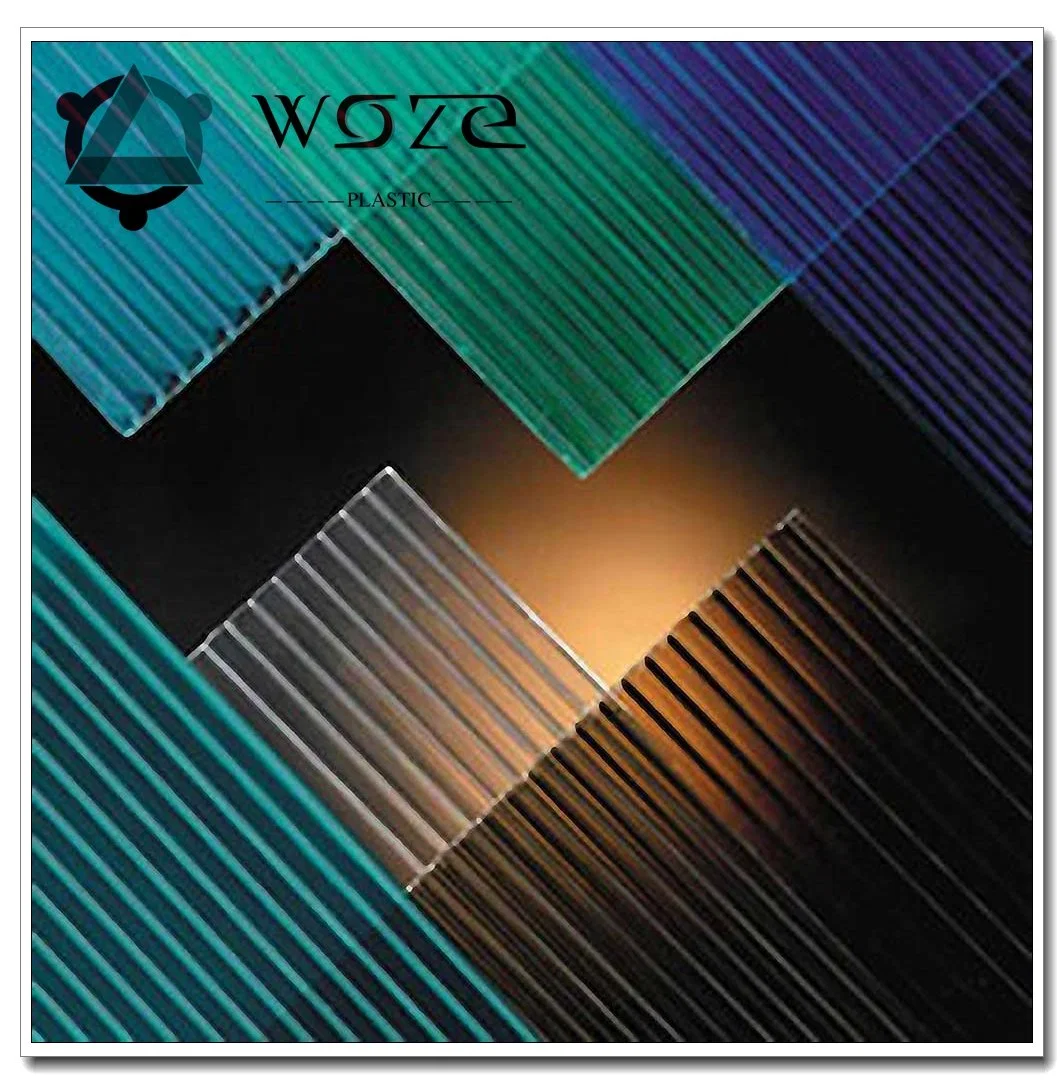 12mm Twin Wall Colored Lexan Hollow Polycarbonate Sheet