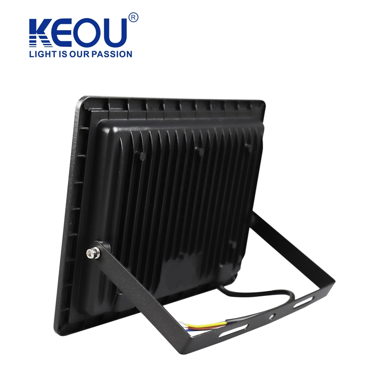 Keou High Wattage lámpara ultra delgada cuerpo 100W IP65 LED impermeable Luz de inundación