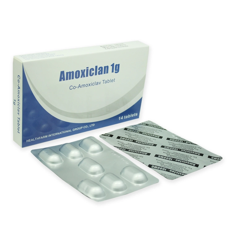 Amoxicilina e Medicina GMP do Tablet de potássio Clavulanato