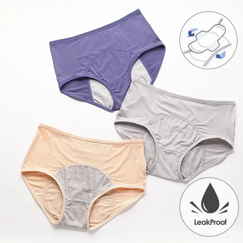 Fashion Underpants for Ladies Period Panties 4 Layers Leak Proof