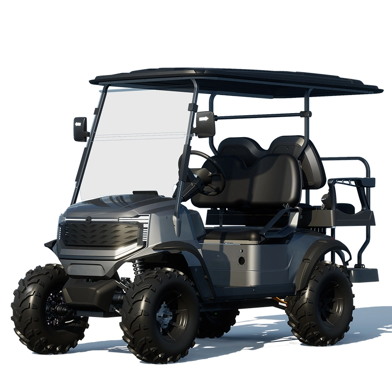 48/72V Exclsuive estilo Aerfa Moda moderna 2023 marca novo Design Carro elétrico do clube do barramento do passeio de 4 lugares do golf da bateria de lítio Carrinho de Caça com buggy com DOT