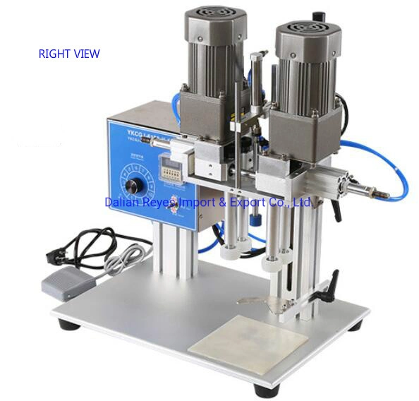 Tapa de mesa para botellas de zumo de alta velocidad neumática automática al por mayor Máquina de tapar tornillos