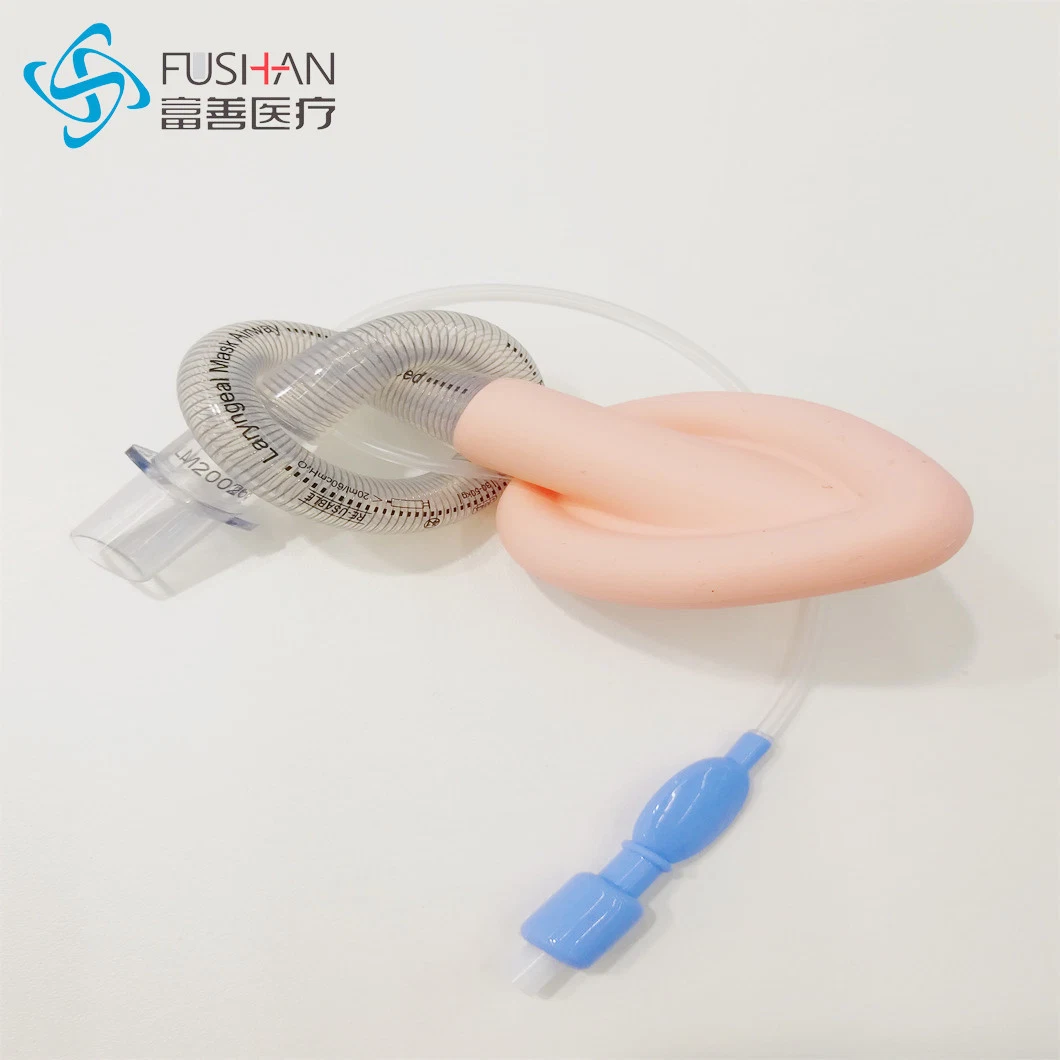 China Wholesale/Supplier Fushan Medical Silicone Reusable and Reinforced Laryngeal Mask Airway with Softer Cuff CE ISO 13485 Approved