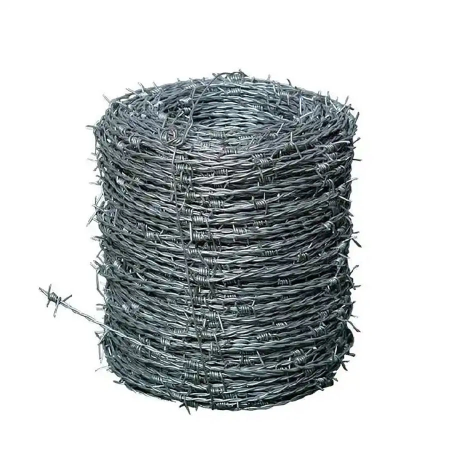 Trade Assurance Galvanized Razor Wire Single Twisted Barbed Iron Wire Barbed Wire