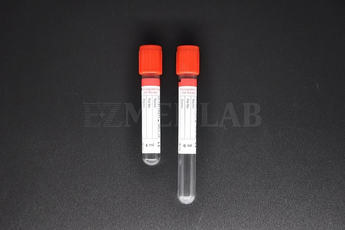 10ml médicos descartáveis heparina de Lítio/heparina sódica aspirador de coleta de sangue do tubo de ensaio