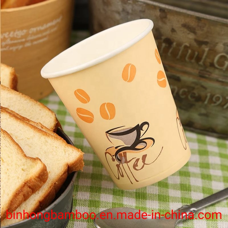 660ml Disposable Three-Layer Ripple Wall Coffee or Tea Paper Cups