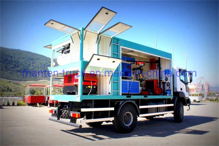 off-Road Mining Mechanics Workshop Service Truck for Vehicle Repair