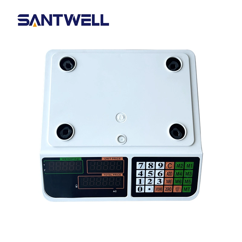 Acs-003 35kg ABS+ Stainless Steel Price Scale Hot Style Digital Electronic Price Table Scale