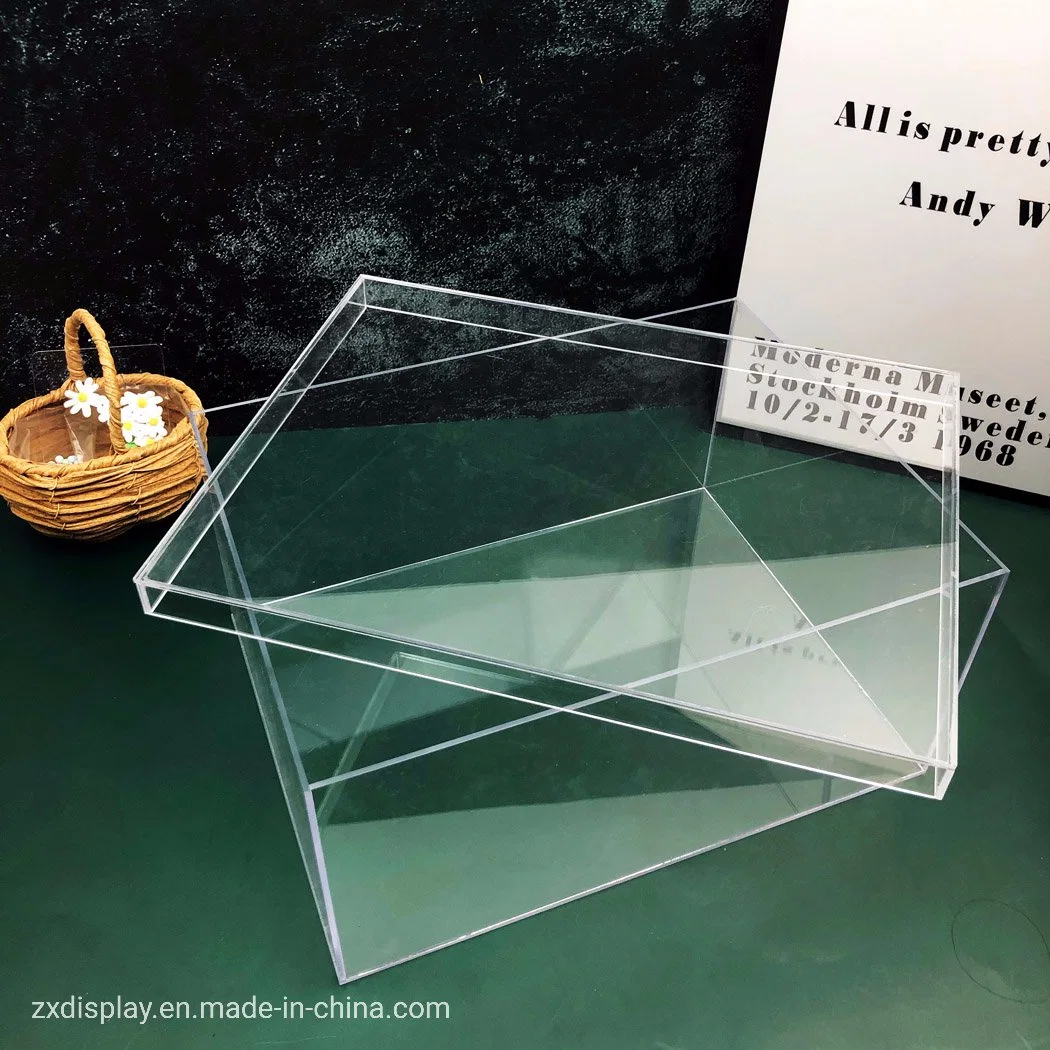 34X26X16cm Transparent Acrylic Shoes Box with Waterproof Lid for Shoe Collection