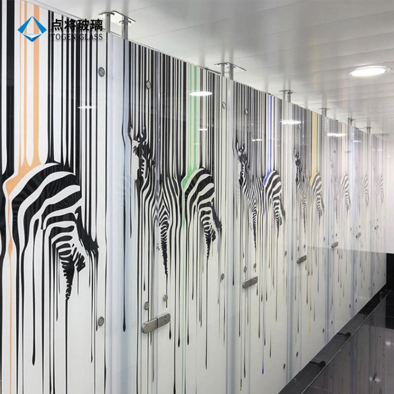 Popular Special Design Tempered Clear Window Sheet Laminated Glass with Digital Printing