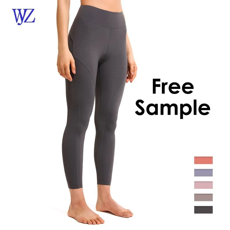 Custom High Waisted Breathable Gym Tights Sports Compression Scrunch Women Yoga Pants