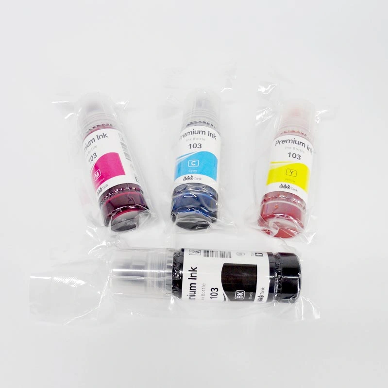 103 Premium Compatible Water Based Bottle Refill Ink for Epson L3150 L5190 L3100 Printer