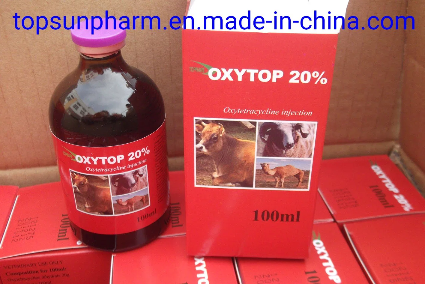 Veterinary Drugs of Oxytetracycline Injection (50ml/100ml)