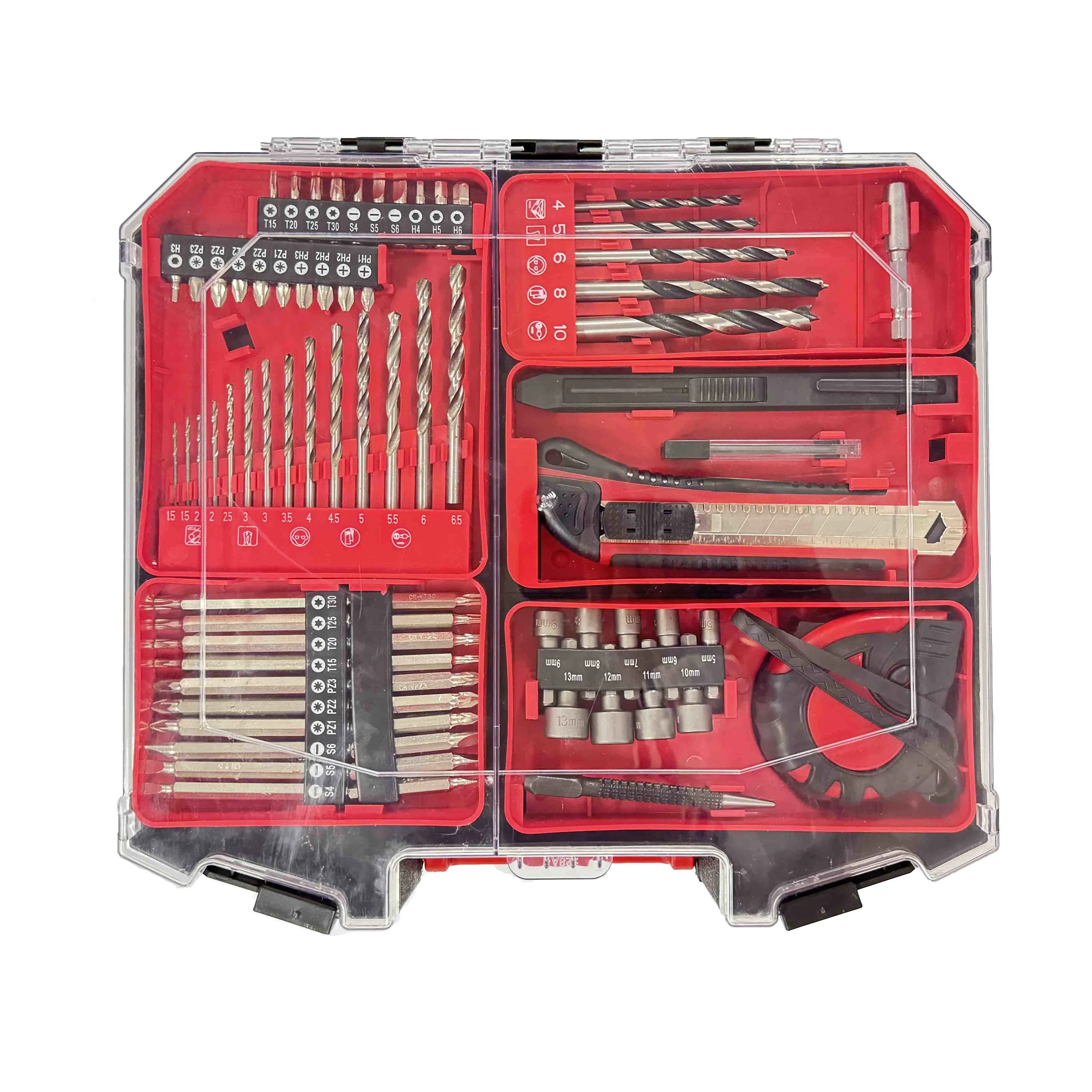 Akku-Bohrer Set Elektrische Power Werkzeugkasten Set Hand Bohren Box-Werkzeug Für Lithium-Bohrersatz Von Krain