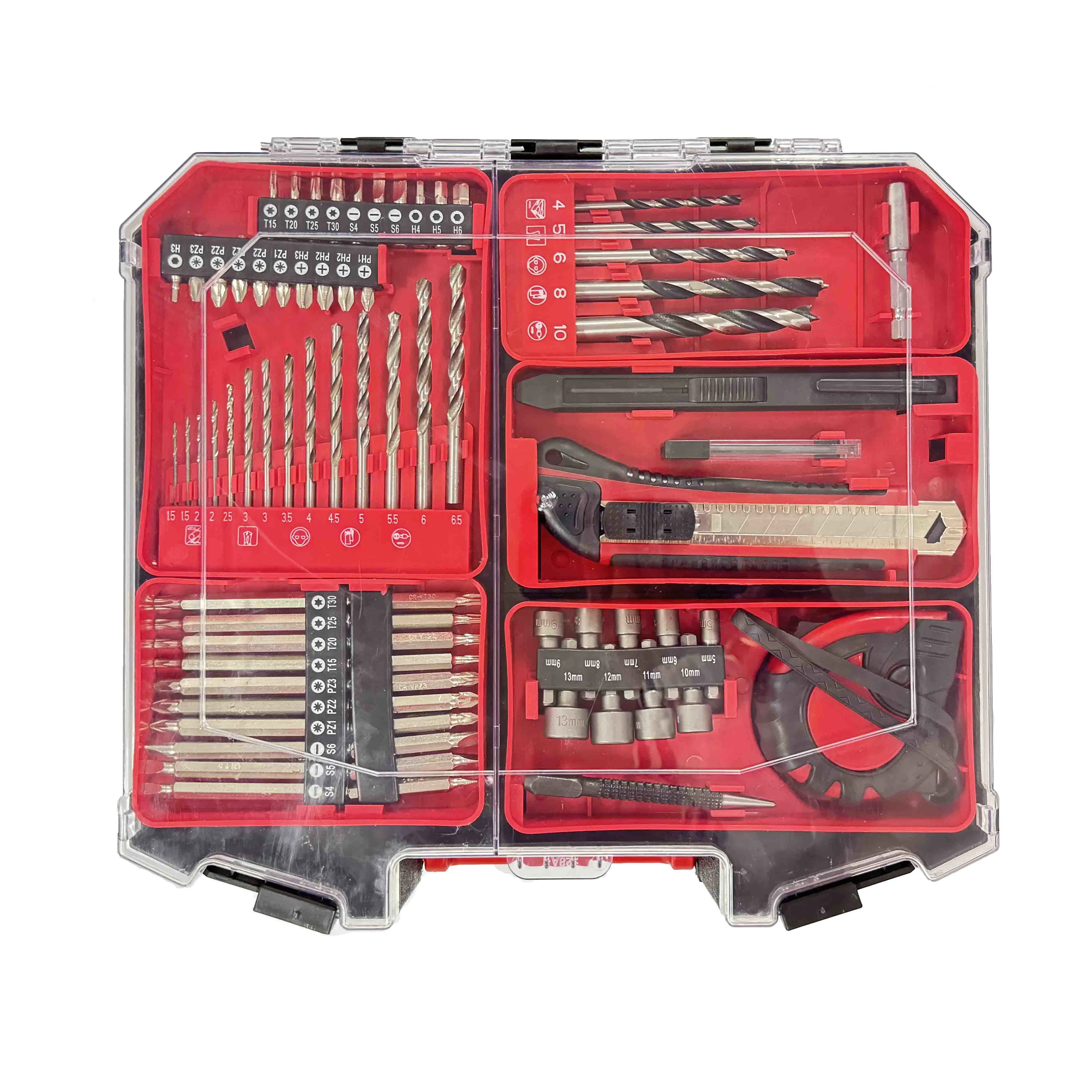 Cordless Drill Set Electric Power Tool Box Set Hand Drilling Machine Krain Lithium Drill Set Box Tool