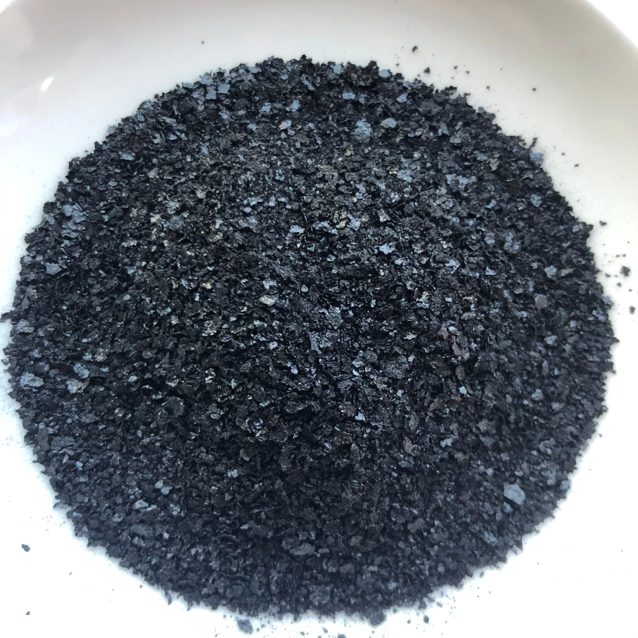 Ácido Humic solúvel em água a 100%/ácido fúlvico brilhante Flake/Crystal/fertilizante orgânico