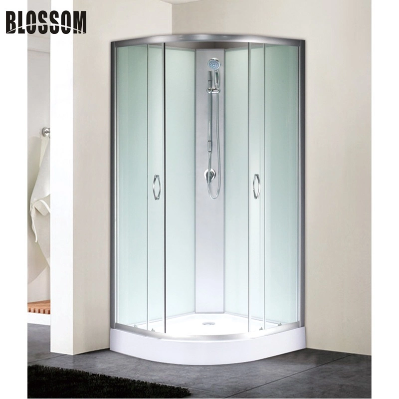 Bathroom Simple Clear Glass Room Shower Enclosure with Tempered Glass