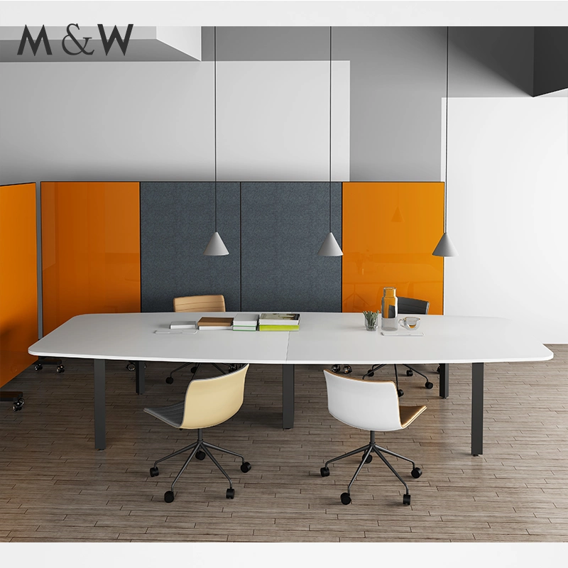 Neu Ankunft White Conference Wood Office Meeting Table