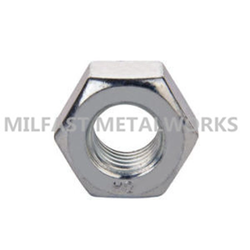 Hexagonal Head High Strength Nuts ASTM A563 Dh Zinc Plated