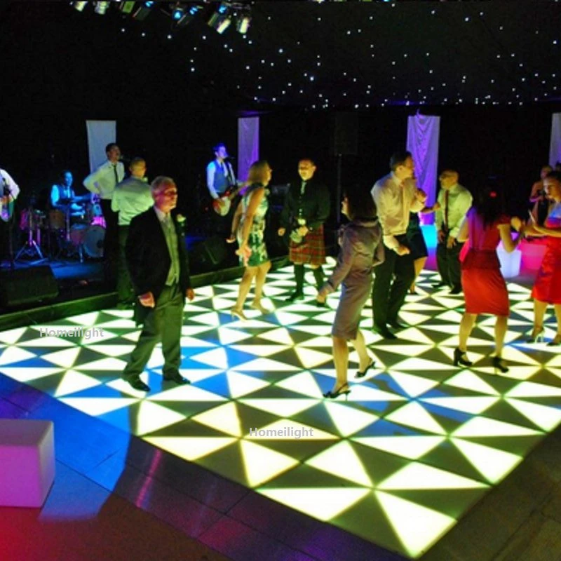 Hot vender 1*1m LED DMX Pista de Baile de Boda etapa