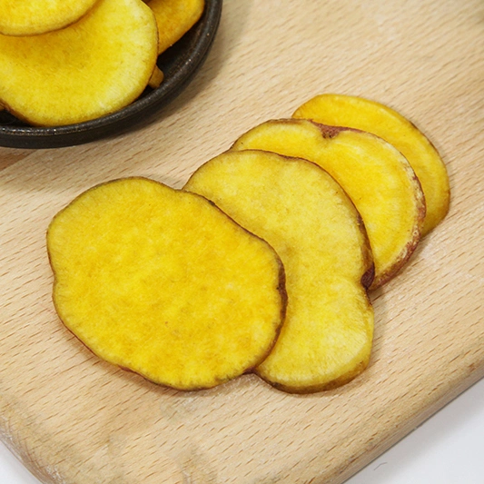 Vakuum Gebratene Gemüse Gesunde Snack-Lebensmittel Süßkartoffeln Chips