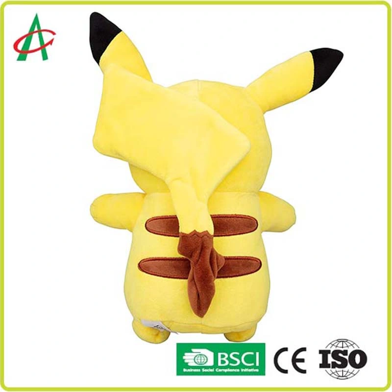 Fábrica china de peluches suaves amarillos personalizados para empresas de marca