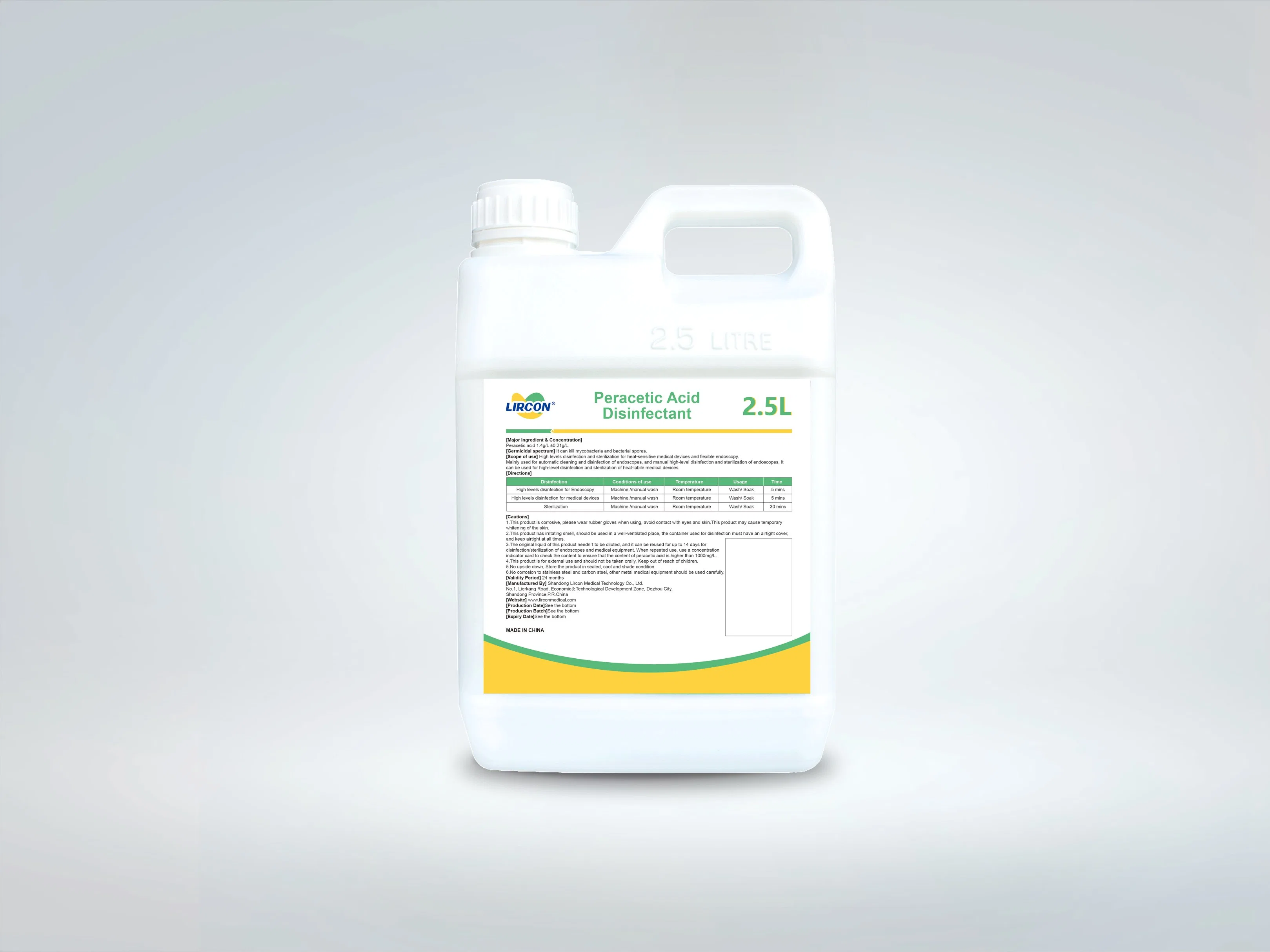 Manufacturer Supply Low Corrosivity Monohydric Peracetic Acid Disinfectant